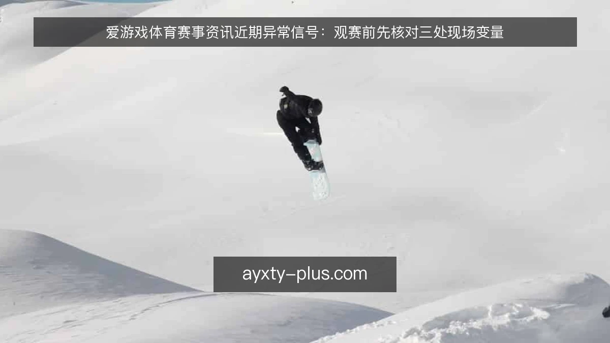 爱游戏体育赛事资讯近期异常信号：观赛前先核对三处现场变量